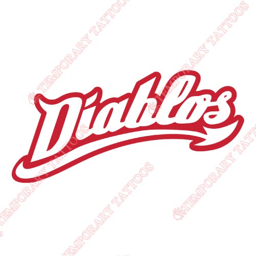 Mexico Diablos Rojos Customize Temporary Tattoos Stickers NO.8045